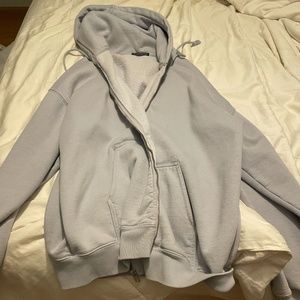 Brandy Melville oversized zip up